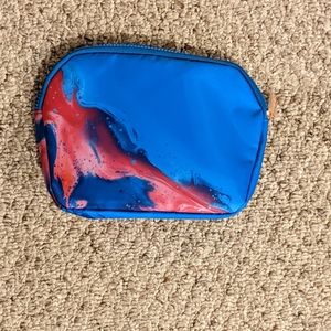 Sephora Cosmetic Bag in Blue with Pink